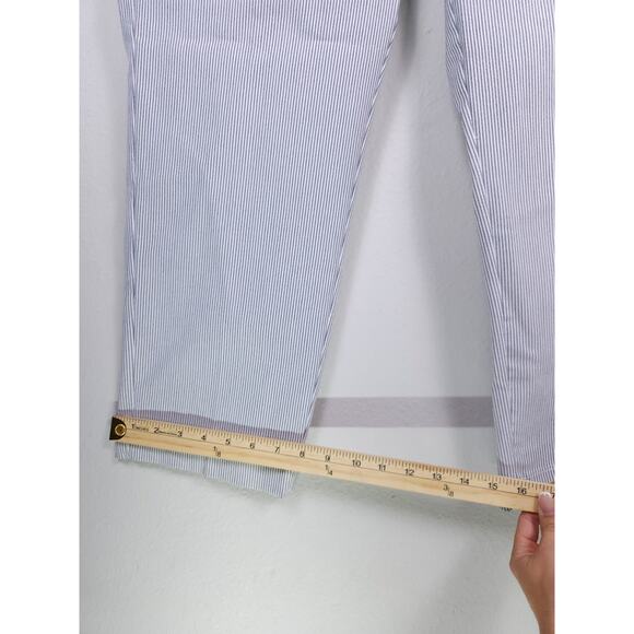 Max Studio Size XL Pinstripe Pull-On Trousers – Ankle Length Slim Fit, NWT - Picture 11 of 12